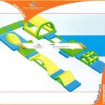 Công viên nước bơm hơi - Vịnh phao nổi MS-25 kích thước 6 x 22m