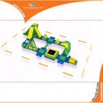 Công viên nước bơm hơi - Vịnh phao nổi MS-29 kích thước 18 x 28m