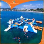 Công viên nước bơm hơi - Vịnh phao nổi MS-08 kích thước 30 x 30m