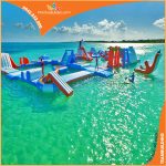 Công viên nước bơm hơi - Vịnh phao nổi MS-09 kích thước 40 x 40m