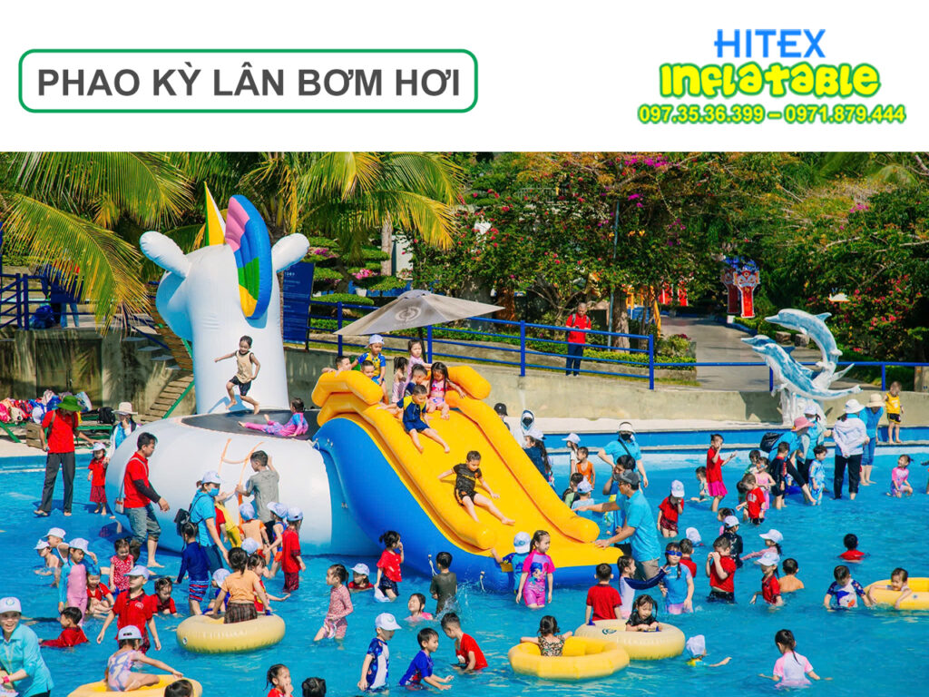 Phao kỳ lân khổng lồ bơm hơi - Điểm nhấn độc đáo cho khu vui chơi của bạn